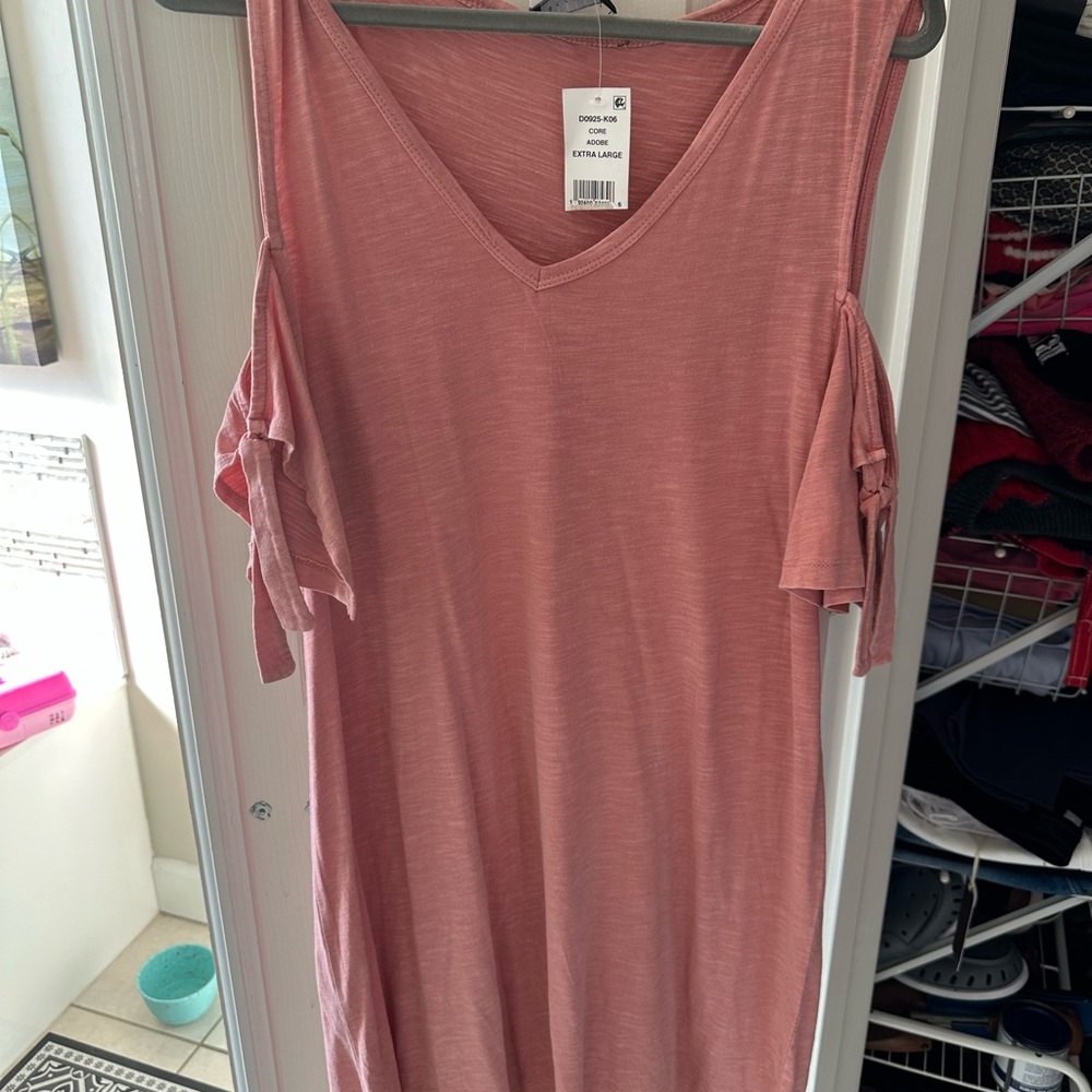 Sanctuary Pink Sleeveless Cut Out Dress